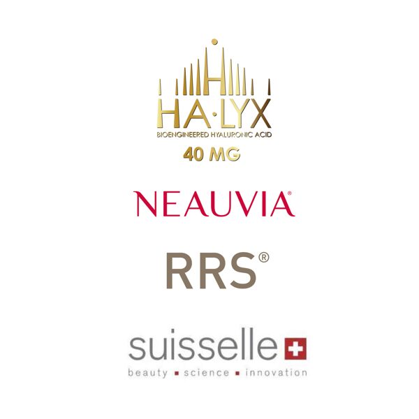 Profesionālās kosmētikas zīmoli sejas procedūrām Āgenskalnā – Halix, Neauvia, RRS, Suissel